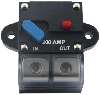 12-24 Volt Dc 200A Stroomonderbreker Trolling Motor Auto Marine Stereo Audio Inline Zekering Houders Inverter