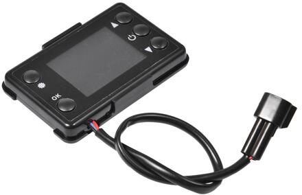 12/24V Auto Heater Lcd Schakelaar Controller Monitor Voor Auto Ontsteking Koper Diesel Air Heater Autonome Heater Parking heater 12V zwart LCD Disply