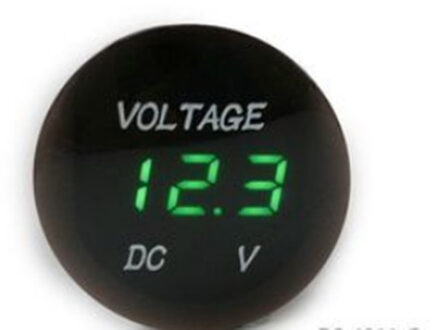 12-24V Automotive Digitale Detectie Dc Auto Motor Digitale Voltmeter 15 Cm X 4 Cm X 15cm Groen