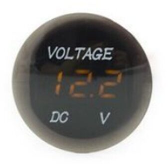 12-24V Automotive Digitale Detectie Dc Auto Motor Digitale Voltmeter 15 Cm X 4 Cm X 15cm Oranje