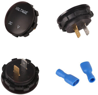 12-24V Automotive Digitale Detectie Dc Auto Motor Digitale Voltmeter 15 Cm X 4 Cm X 15cm Rood