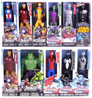 12"30CM Super Hero Avengers Action Figure Toy Captain America,Iron Man,Wolverine,Venom,Raytheon Model Doll Kids Gift