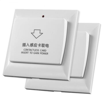 12.5Khz Rfid Voeding Schakelaar Insert Contactloze Hotel Intelligente Inductie Energiebesparende Vertraging Lage Frequentie Schakelaar 2 stk