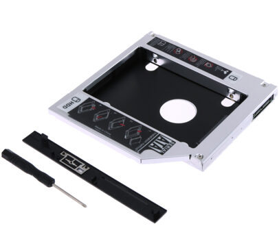 12.7Mm Universele Aluminium Hdd Caddy 2.5Inch Sata Hdd Ssd Hard Drive Case Caddy Adapter Bay Externe Optische Dvd bay Adapter