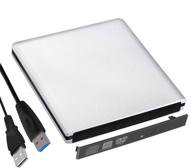 12.7Mm Usb 3.0 Externe Optische Drive Behuizing Sata Blu-Ray Dvd/Cd Drive Case Voor Laptop Win Xp/7/8/10 Mac Os Zonder Drive 12.7mm DVD RW