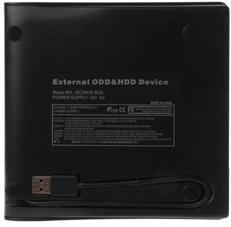 12.7Mm Usb 3.0 Sata Optische Drive Case Kit Externe Mobiele Behuizing Dvd/CD-ROM Case Voor Notebook Laptop Zonder drive