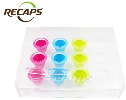 12 Capsules Nespresso Capsule Acryl Vullen Gereedschapskist Navullen Device Houder Wegwerp Nespresso Capsules