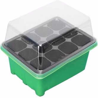 12 Cellen Gat Kwekerij Potten Plant Zaad Box Tray Insert Zaaien Case Plastic Plant Zaden Groeiende Doos Base Tuin Groeien doos # YL10