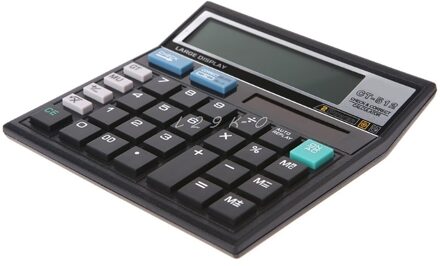 12-Cijferig Display Wetenschappelijke Rekenmachine Zonne-batterij Dual Power Grote Display Office Desktop Rekenmachine