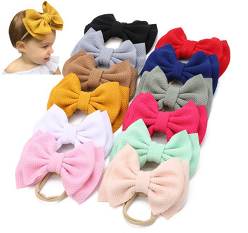 12 colors baby Headbands Girls Kids hair bows 2019 Newest Design Baby Hair Accessories Set For Girls Kids Headbands Hair Clips