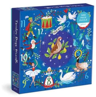 12 Days Wreath 500 Piece Puzzle -  Galison (ISBN: 9780735371194)