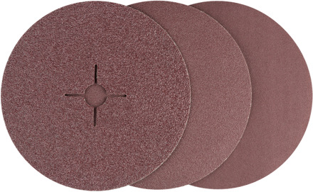 12-delige fiberschuurschijvenset voor haakse slijpmachines, korund