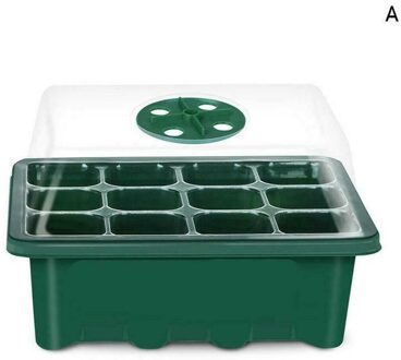 12 Gat Plant Zaad Groeien Doos Kwekerij Zaailing Starter Tuin Yard Lade Zaad Planten Doos Tuin Gereedschap