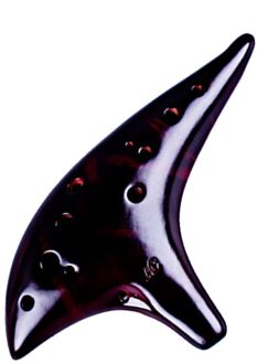 12 Gaten Professionele Ritme Hobby Muziekinstrument Keramische Ocarina Voor Beginner Submarine Stijl Alto C Gerookte Burn Fluit