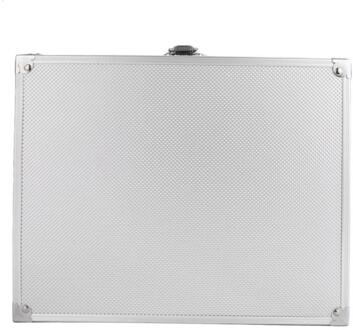 12 Grid Slots Vierkante Horloge Dozen Opslag Kist Lock Case Aluminium Suede Binnenkant Horloges Stand Container