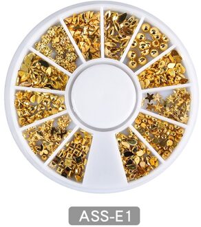 12 Grids 5.8*5.8Cm Nail Art Decoratie Ornament Onregelmatige Ster Maan Nail Gem Parel Diy Salon Nail Manicure strass Voor Vrouwen 01