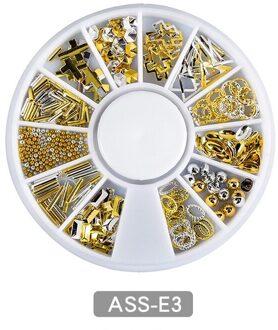 12 Grids 5.8*5.8Cm Nail Art Decoratie Ornament Onregelmatige Ster Maan Nail Gem Parel Diy Salon Nail Manicure strass Voor Vrouwen 03