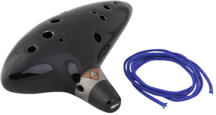 12 Hole Ocarina Instrument Keramische Alto C Legend Of Zelda Ocarina Flute With Cord Hand rope Music Instrument Hot Sale