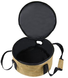 12 Inch Nederlandse Oven Canvas Organizer Camping Picknick Draagbare Hand Oven Opbergzakken Houden Bijna Alle Nederlandse Ovens khaki