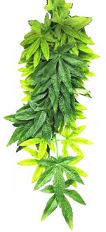 12 Inch Plastic Kunstmatige Wijnstok Dierbenodigdheden Aquarium Voor Reptiel Ornament Realistische Gesimuleerde Plant Met Zuignap Handgemaakte 01