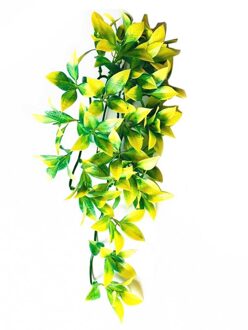 12 Inch Realistisch Met Zuignap Opknoping Diy Plastic Decoratieve Kunstmatige Wijnstok Gesimuleerde Plant Handgemaakte Aquarium Voor Reptiel 03