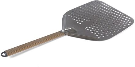 12 Inch Rechthoekige Pizza Schop, Geperforeerde Pizza Paddle Aluminium Pizza Schil, Pizza Tool Voor Bakken
