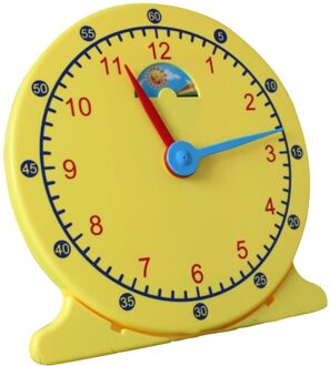 12 Inch Voorschoolse Leren Tool Verstelbare Tijd Wiskunde Glad Vroege Onderwijs Klok Klas Demonstratie Voor Kinderen