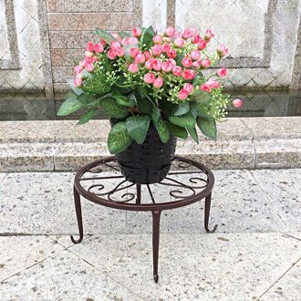 12-Inch Zware Pot Plant Stand, Art Gesmeed Pot, Massief Ijzer Pannenlap, decoratieve Tuin Pannenlap