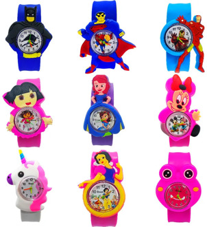 12 kinds of anime fashion casual children's watches kids girl boy children watch birthday gift Student clock child quartz watch