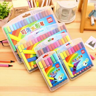 12-kleur 18-Kleur 24-Kleur 36-Kleur 48-Kleur Kleurrijke Water Wassen Aquarel pen voor School & Kantoor & Schilderen 24 kleuren