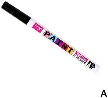 12 Kleuren 2.2-2.8 Mm Verf Pen Diy Fotoalbum Zwarte Kaart Pen Graffiti Teken In Keramische Ambachtelijke Metalen Olie marker Pen Schrijven Briefpapier