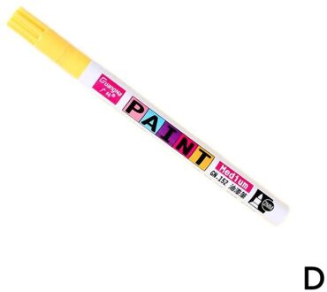 12 Kleuren 2.2-2.8 Mm Verf Pen Diy Fotoalbum Zwarte Kaart Pen Graffiti Teken In Keramische Ambachtelijke Metalen Olie marker Pen Schrijven Briefpapier