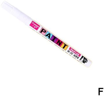 12 Kleuren 2.2-2.8 Mm Verf Pen Diy Fotoalbum Zwarte Kaart Pen Graffiti Teken In Keramische Ambachtelijke Metalen Olie marker Pen Schrijven Briefpapier