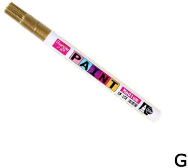 12 Kleuren 2.2-2.8 Mm Verf Pen Diy Fotoalbum Zwarte Kaart Pen Graffiti Teken In Keramische Ambachtelijke Metalen Olie marker Pen Schrijven Briefpapier