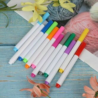 12 Kleuren Liquid Chalk Pennen Voor Muursticker Kinderkamer Schoolbord Uitwisbare Non-Stof Krijt Verwijderbare Marker Pen Briefpapier
