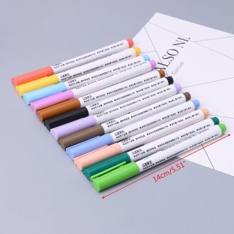 12 Kleuren Uitwisbare Whiteboard Marker Pen Teken Fine Nib Set Levert