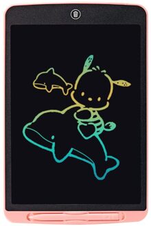12 "Kleurrijke Lcd Schrijven Tablet Kid Tekentafel Voor Tekening Pads Met Pen Kinderen Brithdays 12 duim kleur roze