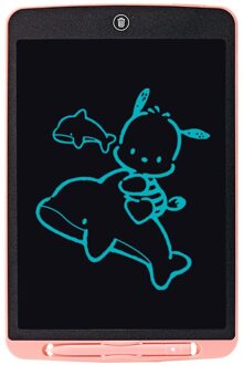 12 "Kleurrijke Lcd Schrijven Tablet Kid Tekentafel Voor Tekening Pads Met Pen Kinderen Brithdays 12 duim single roze