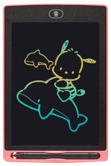 12 "Kleurrijke Lcd Schrijven Tablet Kid Tekentafel Voor Tekening Pads Met Pen Kinderen Brithdays 8.5 duim kleur roze