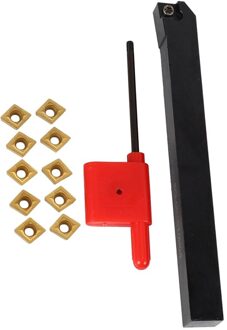 12 Machine Tool Cnc Tool Bar Accessoires Sclcr1010H06 Draaibank Gereedschaphouder Ccmt0602 Blade Set
