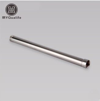 12 "massief Messing Chroom Ronde Badkamer Douchekraan Extension Tube Bar