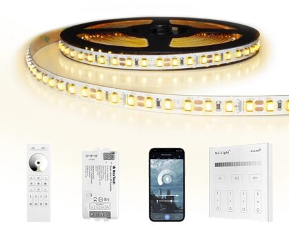 12 meter - 1440 leds complete led strip set warm wit