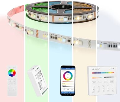 12 meter RGBWW led strip basic met 36 leds p/m - complete set