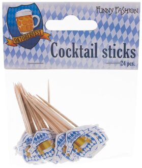 12 Oktoberfest aperitief prikkers - Decoratie > Cocktailprikkers
