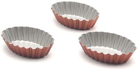 12 Pack Taartvorm Cookie Mold Chrysant Cup Fruit Pie Plaat Kleine Non-stick Pan