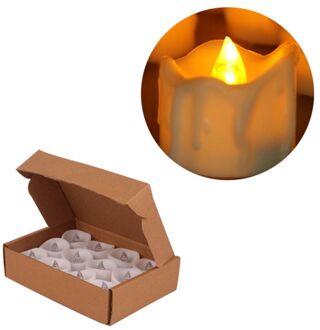 12 Packs Led Kaars Witte Kaars Licht Creatieve Lamp Batterij Aangedreven Home Birthday Party Bruiloft Decoratie Verlichting