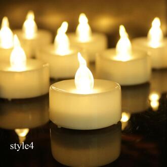 12 Pcs Led Zeven Kleuren Vlamloze Hart Wedding Party Decoratie Neon Lamp Valentijnsdag Slaapkamer Home Decor Nigh style4