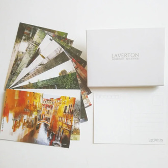 12 Pcs/set Beautiful Landscape Painting Postcards Chinese Ink Painting Art Postcards