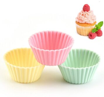 12 Pcs Siliconen Cake Cupcake Cup Cake Tool Bakvormen Bakken Siliconen Mal Cupcake En Muffin Cupcake Diy Keuken gereedschap
