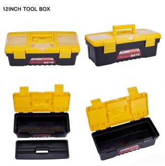 12 "Plastic Hulpmiddel Opbergdoos Met Tote Tray Tool Borst Kabinet Toolbox Organisator 1Pcs